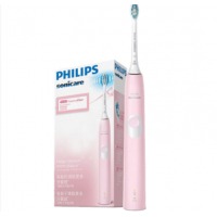 飞利浦(PHILIPS) 电动牙刷 净齿呵护型 成人声波震动牙刷 2种洁齿强度可选 力度感