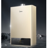 美的（Midea）12升燃气热水器 水气双调 天然气 ECO节能 智能遥控 无极变升 多重