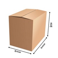 QDZX 加厚大号搬家纸箱带手扣 600*400*500mm 1个 CLP 加厚大号搬家纸