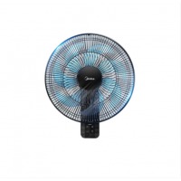 美的（Midea） FWA35WAR 7叶遥控电风扇挂扇墙壁7叶曜石黑遥控款壁挂电风扇/台