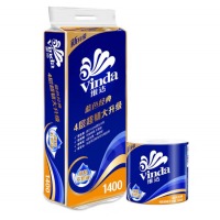 维达(Vinda) 卷纸 蓝色经典4层140g卫生纸*10卷