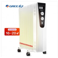 格力（GREE） 取暖器/电暖器/电暖气片家用 11片宽片大面积速热电热油汀NDY11-X