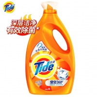 汰渍 Tide 全效除菌洗衣液（洁雅百合香）3KG/瓶 去渍去污无残留 宅家洁净 家庭装 