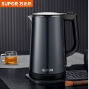 苏泊尔（SUPOR）电水壶 双层防烫烧水壶热水壶 1800W快烧 全钢无缝内胆电热水壶 SW-17J15B 1.7L大容量