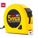 得力(deli)5m锁定功能钢卷尺 木工尺装修测量尺子 办公用品 8203