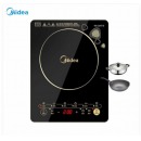 美的（Midea）电磁炉整板触控黑晶面板八档火力 C21-WK2102