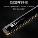 国光口琴专业演奏级28孔重音簧复音C调初学者入门 黑色