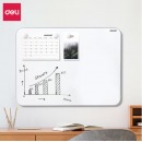 得力(deli)挂式白板 窄边框系列120*90cm易擦磁性办公教学会议悬挂式白板家用儿童写字板黑板50027