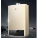 美的（Midea）12升燃气热水器 水气双调 天然气 ECO节能 智能遥控 无极变升 多重安防 LED大屏JSQ22-HWA