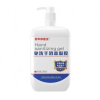 百年修医生75%酒精免洗手消毒凝胶杀菌消毒免洗洗手液500ml*1瓶家用车载抑菌凝胶