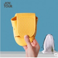 JOYTOUR 可折叠拖鞋非一次性拖鞋 酒店旅行出差便携式拖鞋浴室防滑洗澡居家拖鞋 42-