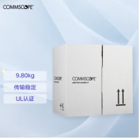 康普（AMP NETCONNECT） 原装超五类网线（0.51±0.02mm）非屏蔽网线箱线 白箱 外径5.1mm 305米 6-219507-4