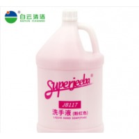 白云清洁 洁霸 SUPERJEEBA JB117 洗手液（红） 替换装大桶装洗手液花香型洗手液 3.78L*1瓶
