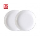 天天练(Tiantianlian)小号仿瓷圆墨碟（2个装）TN-0157