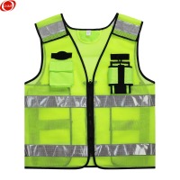 谋福 8236 交通警示路政运政执勤马甲 反光背心马甲反光安全服 施工安全背心 （热熔鱼网