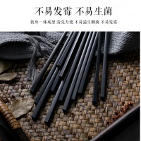 耐高温光板合金筷子不发霉日式酒店家用筷子 10双装