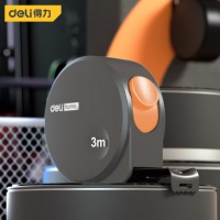 得力(deli)国民家居home系列3m硅胶钢卷尺盒尺伸缩尺拉尺木工尺钢尺测量工具3mx1
