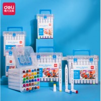 得力（deli）水性马克笔80色双头速干马克笔 70816-80