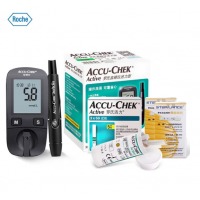 罗氏（ROCHE）血糖仪家用活力型免调码测血糖测糖仪糖尿病测试检测仪（内附100片试纸+1