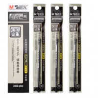 晨光（M&G）AGR640C3 全针管签字笔替芯水笔芯办公学生考试用 0.5mm 黑色 20支装 适配中性笔 KGP1821