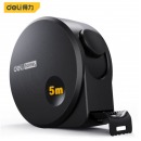 得力(deli)国民家居home系列5m硅胶钢卷尺盒尺伸缩尺拉尺木工尺钢尺测量工具5mx19mm德国设计 HT8519