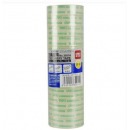 得力（deli） 学生文具胶带 小卷胶带 透明彩色窄胶布 办公用品 30014（12mm*20y 12卷）