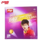 红双喜DHS红双喜赛顶黄一星训练乒乓球大包装120只装