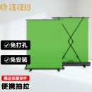 嘉视影 专业绿幕绿布视频便携抠像背景布加厚拍照影视绿幕抠像布补光灯摄影直播纯色绿布背景蓝绿幕布抠像 1.5米宽*2.0米高绿色