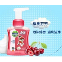 滴露泡沫抑菌洗手液250ml 高效抑菌99.9% 棉花般泡沫 樱桃芬芳