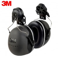 3M X5P3 PELTOR安全帽耳罩非导电式舒适降噪隔音耳罩配搭安全帽用1副装