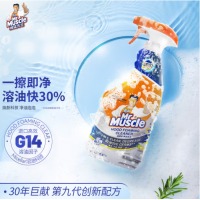 威猛先生（Mr Muscle） 油污清洁剂 油烟机净油泡泡 650g 小青柠香 进口G14
