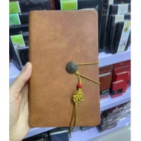 活页笔记本子文具A6商务办公记事本小号活页本可随身携带皮面日记本 A6