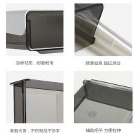 登比 桌下收纳抽屉 粘贴壁挂式小抽屉桌面整理盒子笔文具收纳盒 电脑办公用品书桌桌面隐形隐藏