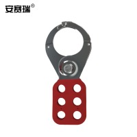 安赛瑞 钢制安全锁钩 安全锁具搭扣 六孔锁具 六孔锁钩 安全褡裢 14719