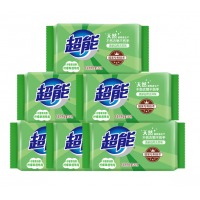 超能 柠檬草透明皂/洗衣皂（清新祛味）260g*6块 肥皂 温和不刺激不伤手 去异味硬水通