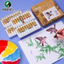 马利 国画颜料盒装36色12ml学生美院专业美术绘画国画套装 1305