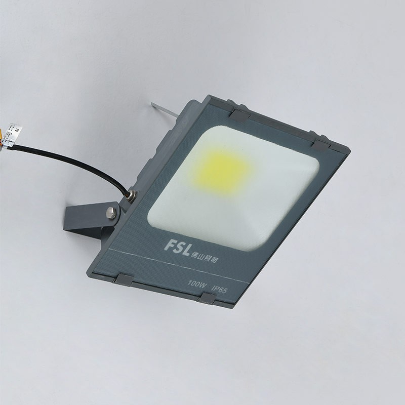 佛山照明（FSL）LED投光灯庭院泛光灯室外防水墙壁灯强光超亮探照灯户外照明灯100瓦65