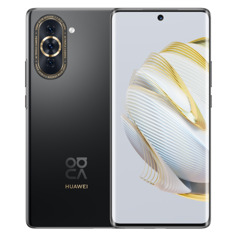 HUAWEI nova 10  前置6000万超广角镜头 128GB 耀金黑 