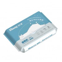 舒洁（Kleenex）湿厕纸羊驼湿厕纸40片*5包（200片） 擦除99.9%细菌 清洁湿