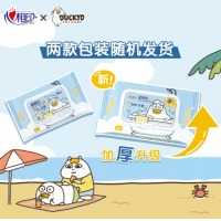 心相印湿巾 湿厕纸 小刘鸭定制款 私处清洁 40片*10包 家庭装
