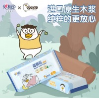 心相印湿巾 超迷你湿厕纸 小刘鸭定制款 便携装 7片*8包