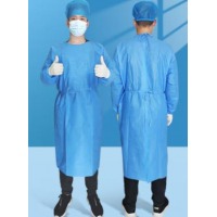 一次性医用隔离衣大褂型防护服 背开式防液体防护衣