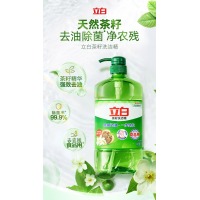 立白茶籽洗洁精1kg单瓶 食品级99%除菌 高效去油除味 洗涤剂