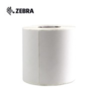 ZEBRA 斑马2100T斑马高粘环保铜版纸标签 102X152mm 500张撕裂线 工业