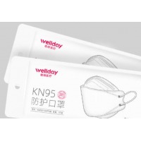 维德（WELLDAY）KN95鱼型立体3D防护口罩10只独立包装