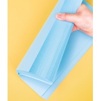 得力（deli）A4 80g 浅蓝色彩纸 500张一包 7757