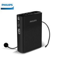 飞利浦PHILIPS 小蜜蜂扩音器教师专用 插卡喇叭音箱 腰挂麦克风 导游便携式讲解员 S