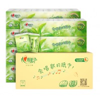 心相印手帕纸茶语系列 4层面巾纸7片12包*6条纸巾