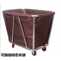 布草车酒店布草车宾馆服务车洗衣房用干洗店收纳手推脏布草回收车