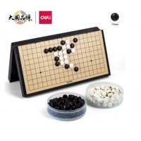 得力(deli) 围棋套装五子棋磁石围棋棋盘套装 五子棋成人儿童围棋套装 大号围棋6765